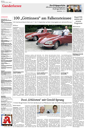100 G&ouml;ttinen am Falkensteinsee
