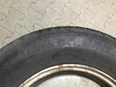 Bild Reifenwand  Retro Classic